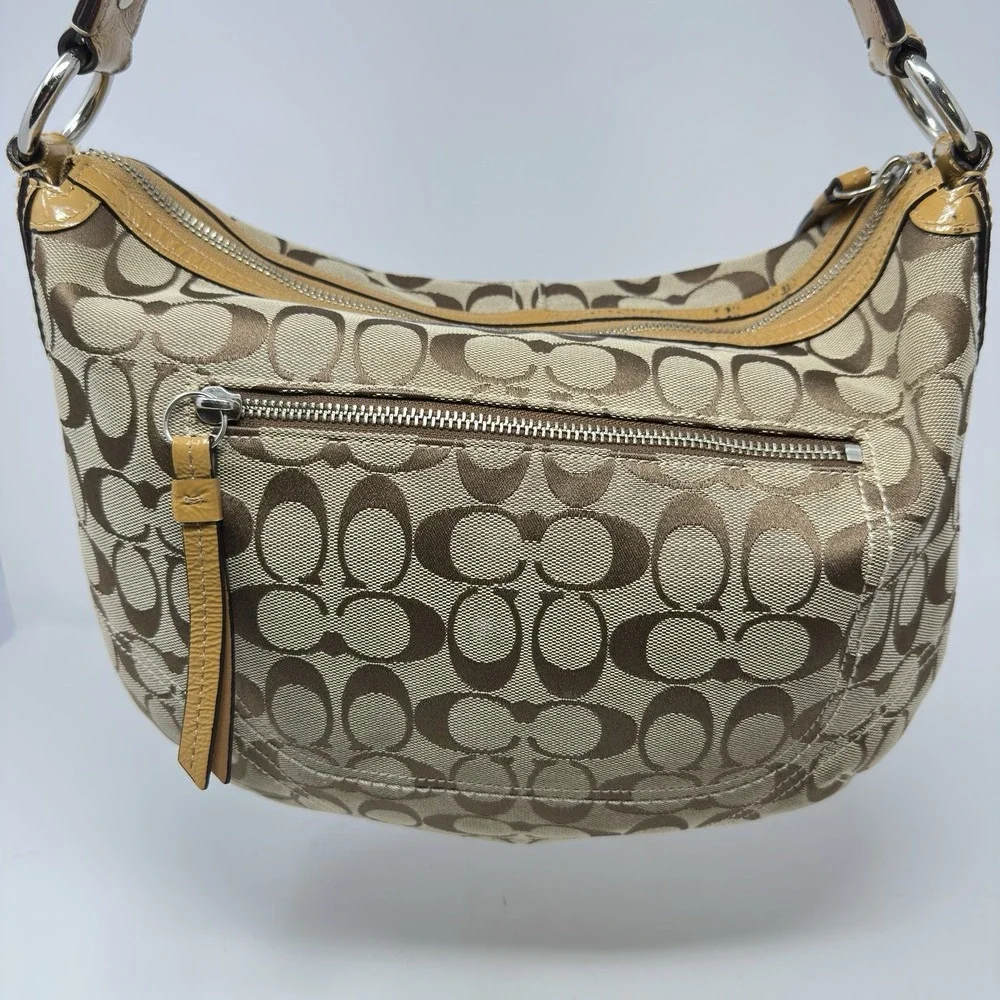 Coach signature hobo